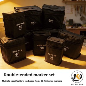 Marqueur à double pointe à base d'eau pour la peinture et la conception, 30/36/48/80/100/120/168 couleurs, stylos de <span class=keywords><strong>dessin</strong></span> artistique pour étudiants - Product Image 5