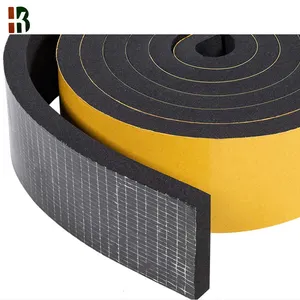 Factory supplier black EPDM tape closed sponge foam seal self adhesive backed rubber strips