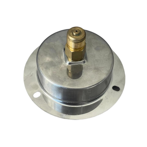 RO 기계용 하이 퀄리티 300psi 스테인리스 스틸 케이스 액체 충전 압력계 백 연결 압력 게이지 - Product Image 4