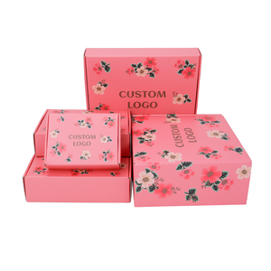 Caja de correo de cartón reciclado de gama alta plegable con logotipo personalizado, diseño gratuito para ropa noble, vestidos, embalaje de cosméticos para calcetines - Product Image 1