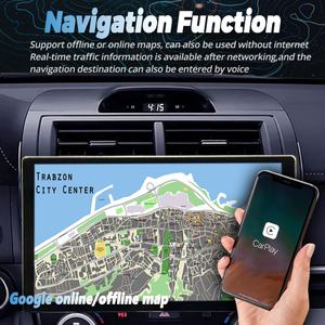 Écran Android 2K de 13,3 pouces pour Toyota Camry 7 XV 50 55 2014-2017 Autoradio Lecteur multimédia vidéo Stéréo Navigation Carplay GPS - Product Image 4