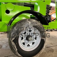 Chariot élévateur électrique de 60 pieds, nacelle articulée autopropulsée, grue à flèche hydraulique, remorque de remorquage, camion de ramassage, à vendre