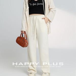 Pantalones Anchos de Cintura Alta para Mujer, Talla Grande, Color Leche, Algodón, Casuales, con Bolsillos, Estilo Europeo y Americano, Runqi N8878 - Product Image 5