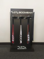 Magasin de sport au détail magasin décoration de magasin métal pop batte de baseball produit présentoir