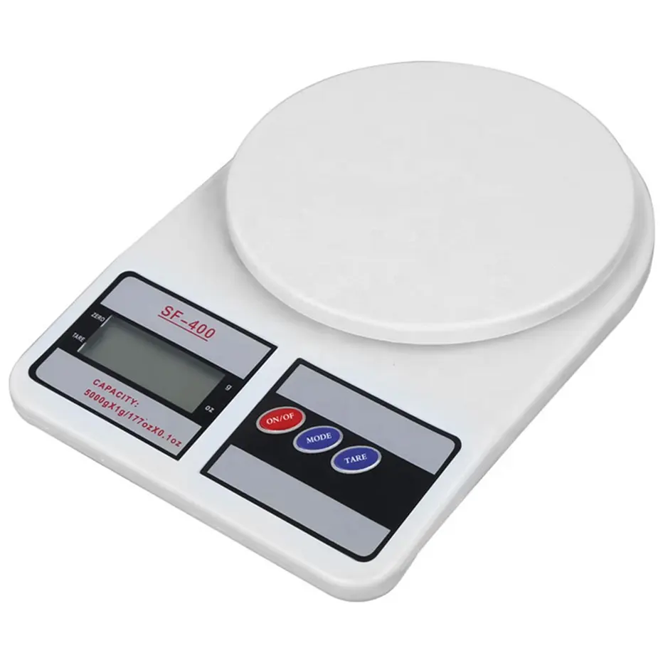 Balanza Digital De Cocina electrónica barata De fábrica, báscula De alimentos, pantalla Digital de 10Kg, grameras De Cocina De plástico ABS rectangular, 10 kg