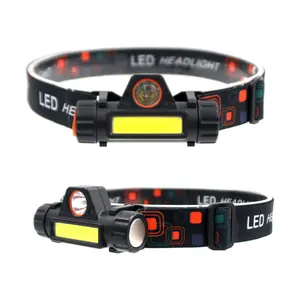 분리가능한 옥외 LED 옥수수 속 headlamp 방수 headlamp 경량 맨 위 토치 90 조정가능한 각 높은 광도 맨 위 토치