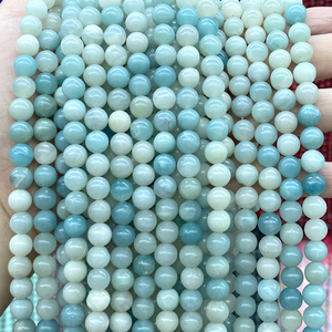 Perline in Pietra Naturale all'Ingrosso: Ametista, Agata, Diaspro, Turchese da 4, 6, 8, 10mm per Creazione di Gioielli Fai-da-Te, Bracciali e Collane - Product Image 3