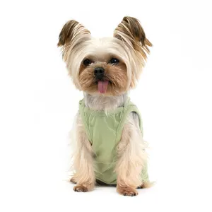 New Arrival Custom Dog Summer Shirt Tank Top T shirt Family Match Pet Dog T Shirts with D ring