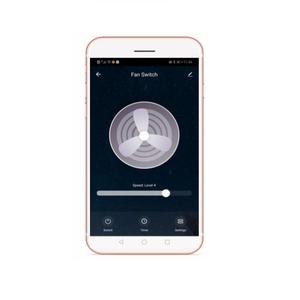 สวิตช์ควบคุมพัดลมเพดานอัจฉริยะแบบ WiFi พร้อมแผงสัมผัส Tuya ควบคุมความเร็วพัดลม - Product Image 5