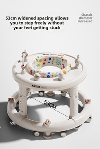 Produits pour bébés multifonctionnels, poussette pliable en <span class=keywords><strong>plastique</strong></span> 5 en <span class=keywords><strong>1</strong></span>, <span class=keywords><strong>marche</strong></span> pour bébé avec musique, auvent, nouveau design, apprentissage de la <span class=keywords><strong>marche</strong></span> pour tout-petits MLT-512 - Product Image 2