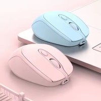 Souris rechargeable BT5.0 Ordinateur portable PC Tablette Souris de jeu Souris de travail Récepteur USB 2.4G Souris pour Macbook Ordinateur portable Souris sans fil