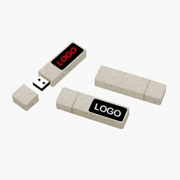 Chất lượng cao tùy chỉnh ánh sáng lên Logo gỗ Flash Drive Stick gỗ USB Flash Drives 3.0 4GB 8GB 16G 32G 64G 128G Pendrive 2.0 3.0