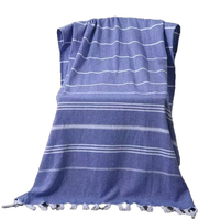 Turkish Cotton Hammam Bath Beach Towels 100% Cotton Striped Summer Extra-Thick Quick-Dry Luxury