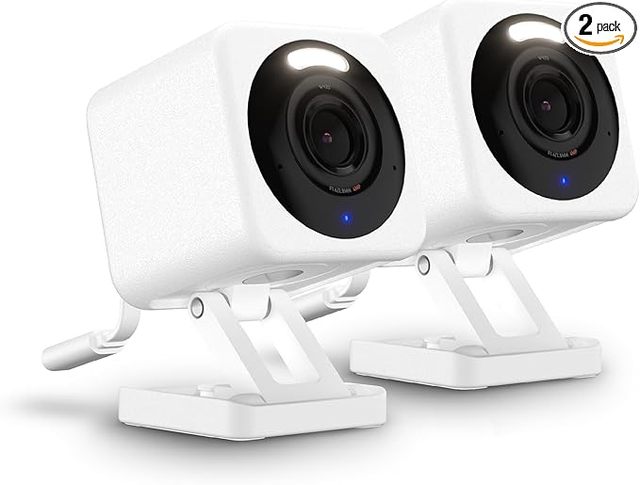 Cam V4, 2.5K WiFi Security Camera, Indoor/Outdoor Cameras for Home Security, Motion Activated Spotlight/Siren, Color Night
