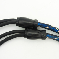 Câble audio vidéo de voiture alpine Hifi un pantalon de fil de haut-parleur xlr bottes y séparateur 1 mâle à 2 femelle ou 1 femelle à 2 mâle Y rca cabl