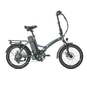 Bicicleta Eléctrica Urbana Plegable Económica con Cuadro Bajo, 5 Niveles de Asistencia al Pedaleo, Suspensión Delantera, Batería de 36V13Ah, Shimano 7 Velocidades - Product Image 2