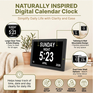 15-inch Customizable WiFi Smart Digital Calendar <strong>Tablet</strong> with Large Font Day/Night Display, <strong>Touch</strong> <strong>Screen</strong>, and Digital Picture - Product Image 4