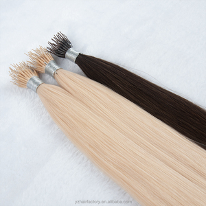 Extensions de cheveux humains pré-collées à anneaux nano, teintes, double épaisseur, cuticules intactes, couleur blond brun - Product Image 2