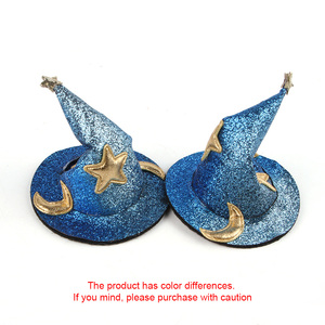 Vật Nuôi Nhỏ Mini Phù Thủy Trang Phục Hat Dễ Thương Cosplay Ăn Mặc Halloween Wizard Hat Với Dây Đeo Đàn Hồi Cho <span class=keywords><strong>Hamster</strong></span> Guinea Lợn Chồn - Product Image 3