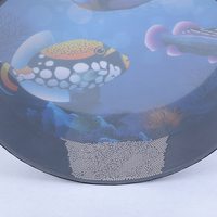 Wholesale Orff 10 Inch Wave Sound Hand Drum Fun Cartoon Musical Instrument Percussion Tambourine Wave Bead Ocean Drum