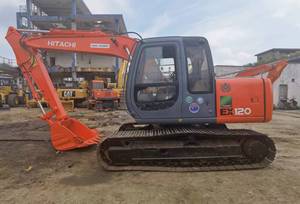 Miniexcavadora Hitachi EX120-5 de 12t Usada, Excavadora Pequeña Hitachi con Motor Isuzu, Componente Principal - Product Image 2