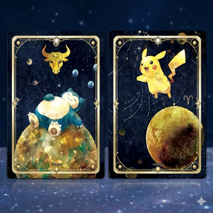 Edizione Limitata Pokémon: <span class=keywords><strong>Tavola</strong></span> Artistica Notte Stellata con Autografo, <span class=keywords><strong>Tavola</strong></span> Shikishi Galassia Scintillante per Appassionati di <span class=keywords><strong>Giochi</strong></span> e Collezionisti – Regalo Perfetto - Product Image 1