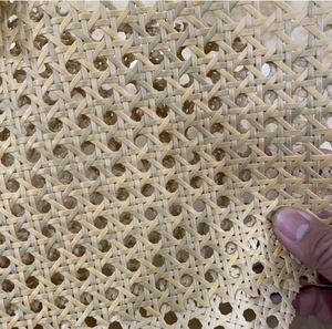 Rouleau de rotin en maille naturelle Sangle de canne en plastique Rouleau de sangle de rotin en rotin à bas prix pour meubles en rotin - Product Image 5