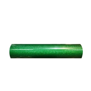 Yuanfan paillettes sur vinyle de transfert de chaleur plat vert paillettes vinyle transfert de chaleur pour vêtements de mode fer sur vinyle pailleté - Product Image 5