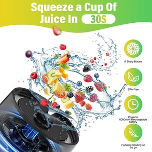 2025 New Trendy 700ml Ginásio Uso <span class=keywords><strong>Shaker</strong></span> Proteína com Bico Beber Usb Liquidificador Recarregável Liquidificador Juicer Liquidificador Portátil - Product Image 6