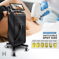NOUVEAU Ice Titanium 810nm 808nm Ice titanium Plus Diode 755 808 940 1064nm laser 4 Wave Epilation Hair Removal Machine