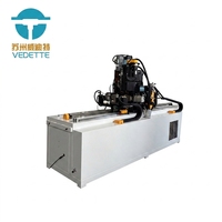 Machine multifonction automatique CNC PLC pour le poinçonnage, l'évasement et l'aplatissement de tuyaux en acier inoxydable, avec moteur et boîte de vitesses, pour tubes de 113,4 mm - Vedette