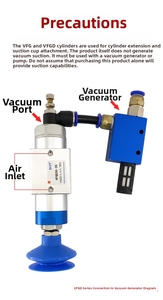 Aksesoris Lengan <span class=keywords><strong>Robot</strong></span> DiYi VFG, Cangkir Hisap Pneumatik Daya Hisap Tinggi, Silinder Penjepit Vakum untuk Lengan <span class=keywords><strong>Robot</strong></span> - Product Image 5