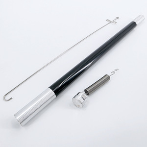 Silk Scarf Disappearing Wand, Metal Magic Wand, King Magic Close-up <b>Stage</b> Magic <b>Props</b> for Festival Party Performances - Product Image 1