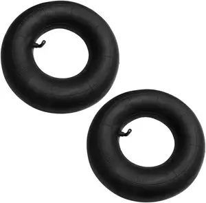 HL Hanak93,<strong>Wheelbarrow</strong> Rubber Wheel Pneumatic Tire <strong>Inner</strong> <strong>Tubes</strong> 4.10/3.50-4 Tire With TR-87 Bent Valve Stem for Hand Trucks - Product Image 1