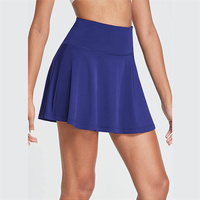 Jupes de Tennis 2 en 1, bas de Fitness, jupe de Sport, sous-vêtements, culotte, Shorts athlétiques pour femmes, short de course et de Yoga