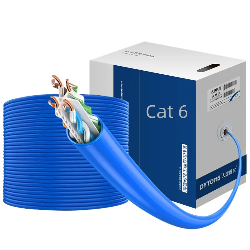 Nuove idee di prodotto 2023 Cat 5e 1000ft Shield Internet Lan Cable rame puro OFC Network Communication Wire Line FTP Cat5e