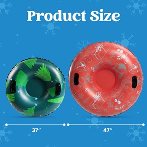 Tubo de Nieve Inflable para Niños y Adultos, Tubo de Nieve Resistente para Toboganes, Excelente Trineo Inflable para el Invierno - Product Image 4
