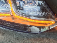 YU Guang für VW Polo 6R 2011-2018 LED-Scheinwerfer-Upgrade MK5 2011 2018 DRL-Projektoren 12V Frontleuchte 6000K für Links- und Rechtslenker