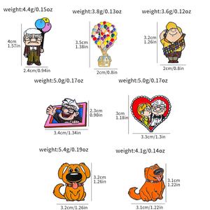 Kreative Cartoon Metall Abzeichen Animierte Film Fernsehen Charakter Legierung Brosche Tägliches Zubehör Pin Graviert Geschnitztes Messing - Product Image 4