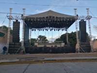 Soporte de Iluminación DJ de Aluminio Shizhan Tipo Tótem Truss para Cabeza Móvil en Venta Especial
