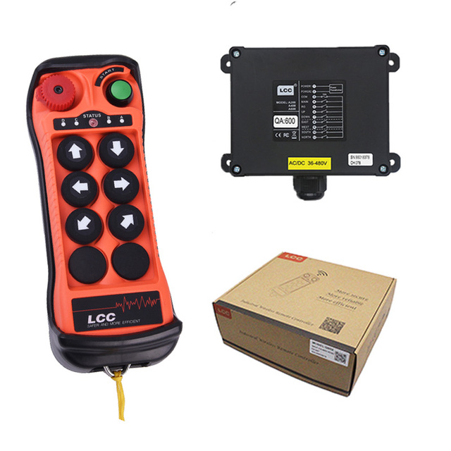 Q600 Single Speed RF Orange 6 Buttons 1km Wireless Remote Control Switch