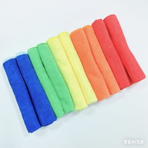 Chiffon de nettoyage ménager écologique super propre Serviette de cuisine en microfibre absorbante avec logo personnalisé - Product Image 1
