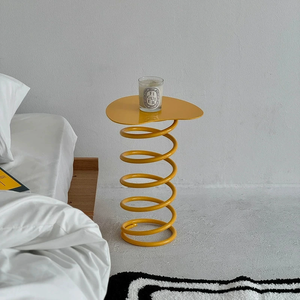 Borde de Primavera de color macarrón creativo, esquina de noche, sofá de sala de estar nórdico para el hogar, mesa de centro pequeña - Product Image 1