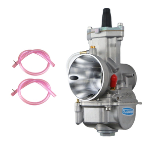 Conjunto de Carburador de Carreras Completo PWK34 con Mangueras de Combustible de Goma para Motocicletas Todoterreno de <span class=keywords><strong>2</strong></span> y 4 <span class=keywords><strong>Tiempos</strong></span>, ATV, UTV - Product Image 1