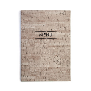 Porta Menu in Sughero per Ristoranti, Porta Carte e Porta Appunti - Product Image 1