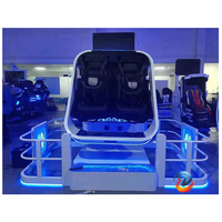 Máquina de simulación de realidad Virtual, simulador de vuelo, Arcade, parque de atracciones, deportes, movimiento 6dof 360 Vr