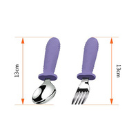 Nouveauté : Ensemble d'alimentation pour bébé en silicone de qualité alimentaire, poignées souples en silicone, sans BPA, écologique, design mignon, portable