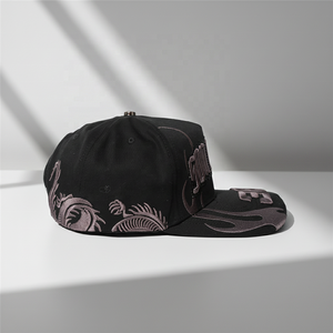 <span class=keywords><strong>Gorras</strong></span> de Béisbol OEM ODM Personalizadas con Logotipo Bordado en 3D, Forro de Satén, Gorra de Béisbol de 5 Paneles, <span class=keywords><strong>Gorras</strong></span> G5 Nfc Son of God Black Baez - Product Image 4