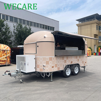 Wecare Chine Mobile Bar extérieur, Remorque de restauration pour café et aliments, Fabrication de Food Truck à pizza de Californie, Cuisine entièrement équipée