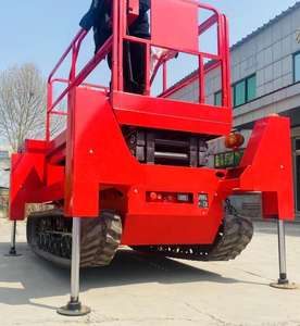 पूर्ण स्वचालित एक आदमी उठाने मंच स्व-चालित कैंची लिफ्टर रबर ट्रैक क्रॉलर कैंची लिफ्ट - Product Image 6